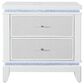 Global Furniture USA Alina 4-Piece Full Upholstered Panel Bedroom Set in White, , large