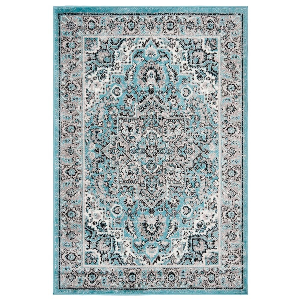 Safavieh Skyler SKY126M 3" x 5" Blue and Ivory Area Rug, , large
