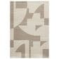 Central Oriental Etros Maki Beige and Taupe 5"3" x 7"3" Area Rug, , large