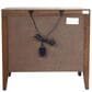 Urban Home Boracay Two Drawer Walnut Nightstand with USB in Wild Oats Brown, , large
