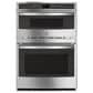 GE Profile 2-Piece Kitchen Package with Stainless Steel 30" Combination Double Wall Oven and Black 36" Induction Cooktop, , large