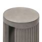 Blue River Wave End Table in Grey, , large
