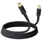 POM Gear 24K Series 6" Type C to Type C Charging Cable in Black, , large