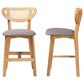 Baxton Studio Dannell Counter Stool in Natural Oak (Set of 2), , large