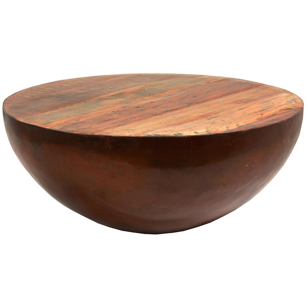 Blue Sun Designs Cruz Coffee Table in Old Mango Wood, , large