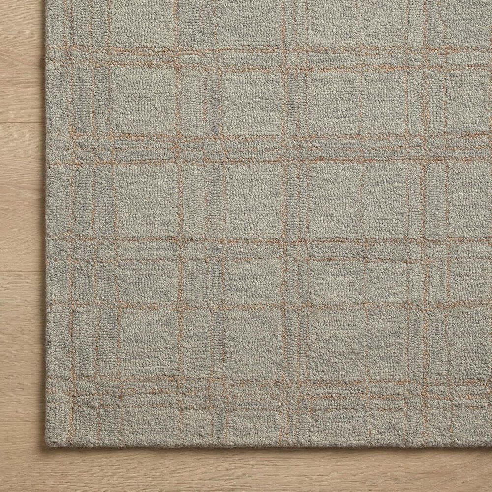 Chris Loves Julia x Loloi Polly 2&#39;6&quot; x 9&#39;9&quot; Fog and Wheat Runner, , large