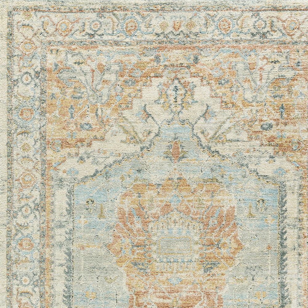 Surya Avellino 10&#39; x 14&#39; Light Beige, Tan, Rose, Gray, Deep Teal, Pale Blue and Light Olive Area Rug, , large