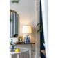 A&B Home Flower Bird Table Lamp in Blue and White, , large