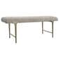 Uttermost Imperial Bench in Satin Champagne, , large