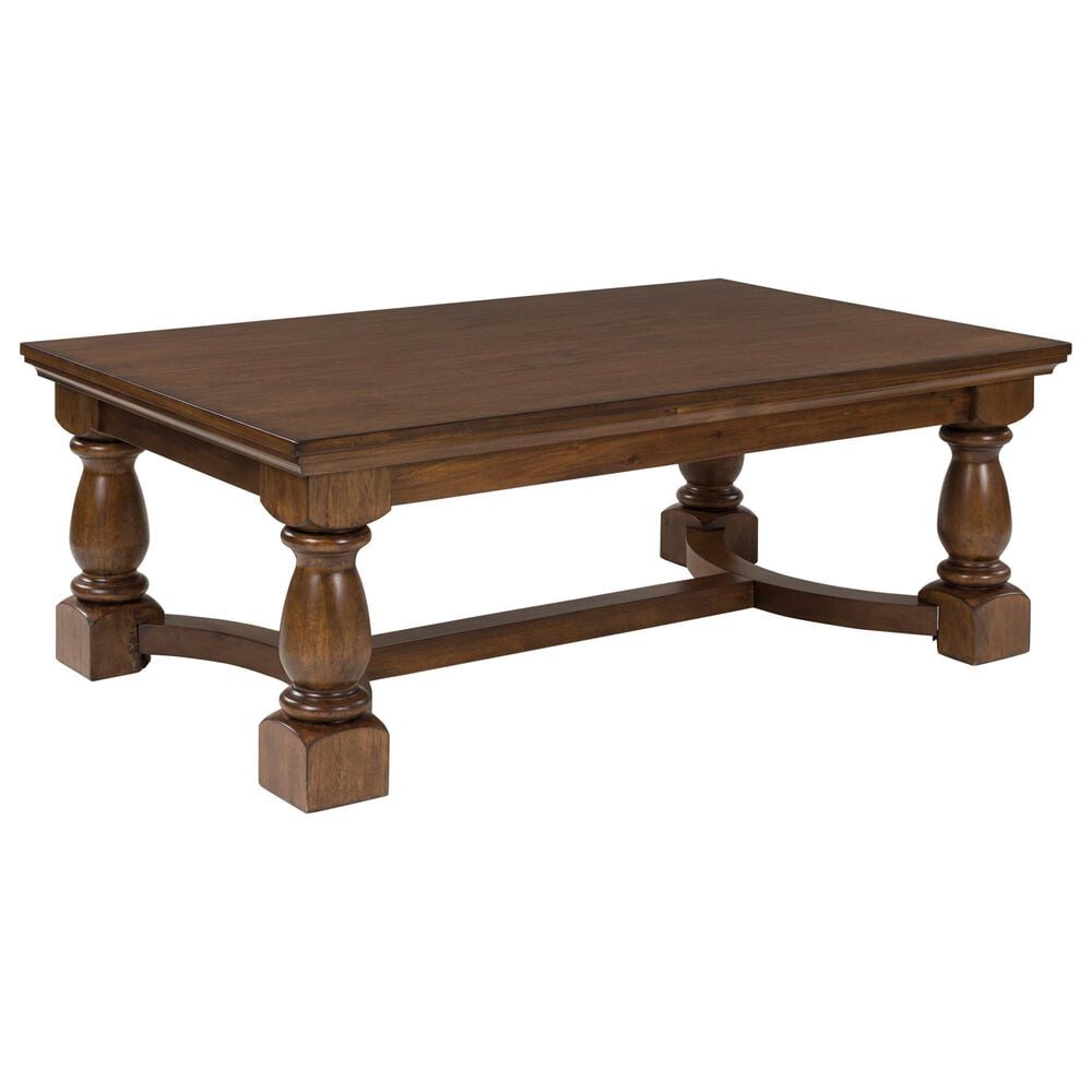 Ashley Sturlayne Cocktail Table in Rich Brown, , large