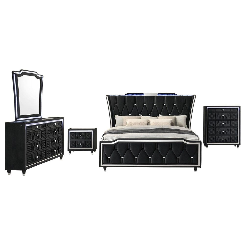 Pacific Landing Lorient Queen 5 Piece Set in Black, , large