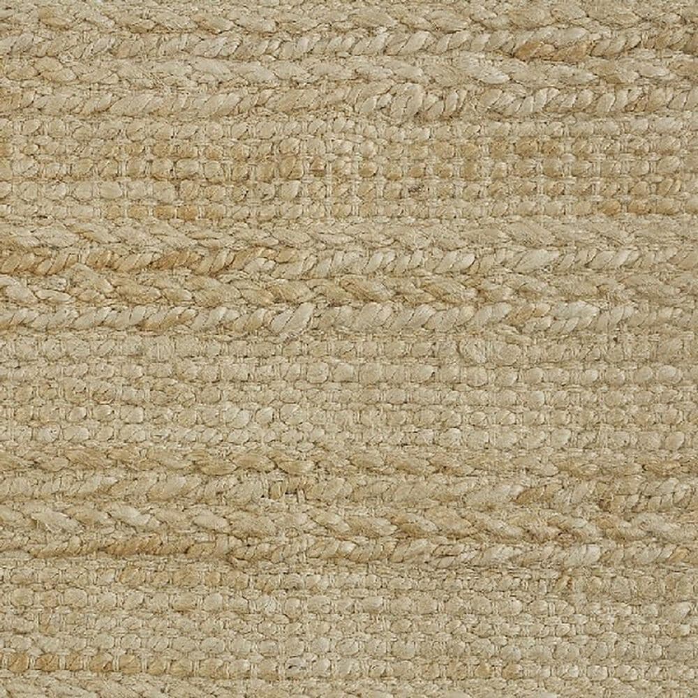 L&amp;R Resources Natural Fiber 7&#39;9&quot; x 9&#39;9&quot; Bleach and Ivory Area Rug, , large