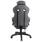 Rta Products Llc Fully Reclining Executive Office Chair with Footrest in Black and Grey, , large