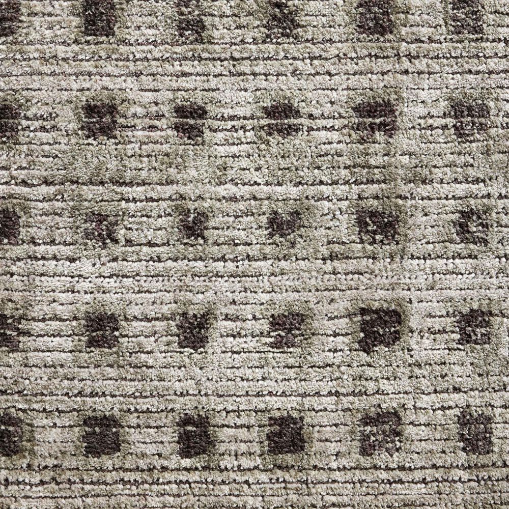 Jeremiah Brent x Loloi Bleecker Silver and Charcoal 2&#39;7&quot; x 10&#39; Runner, , large