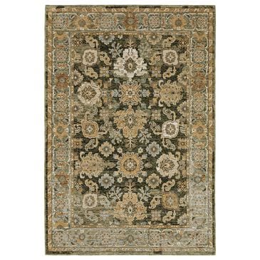 Oriental Weavers Andorra 1"10" x 3"2" Green and Gold Area Rug, , large