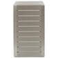 Hearth and Haven Cape Coral C-Shaped Patio Side Table in Silver, , large