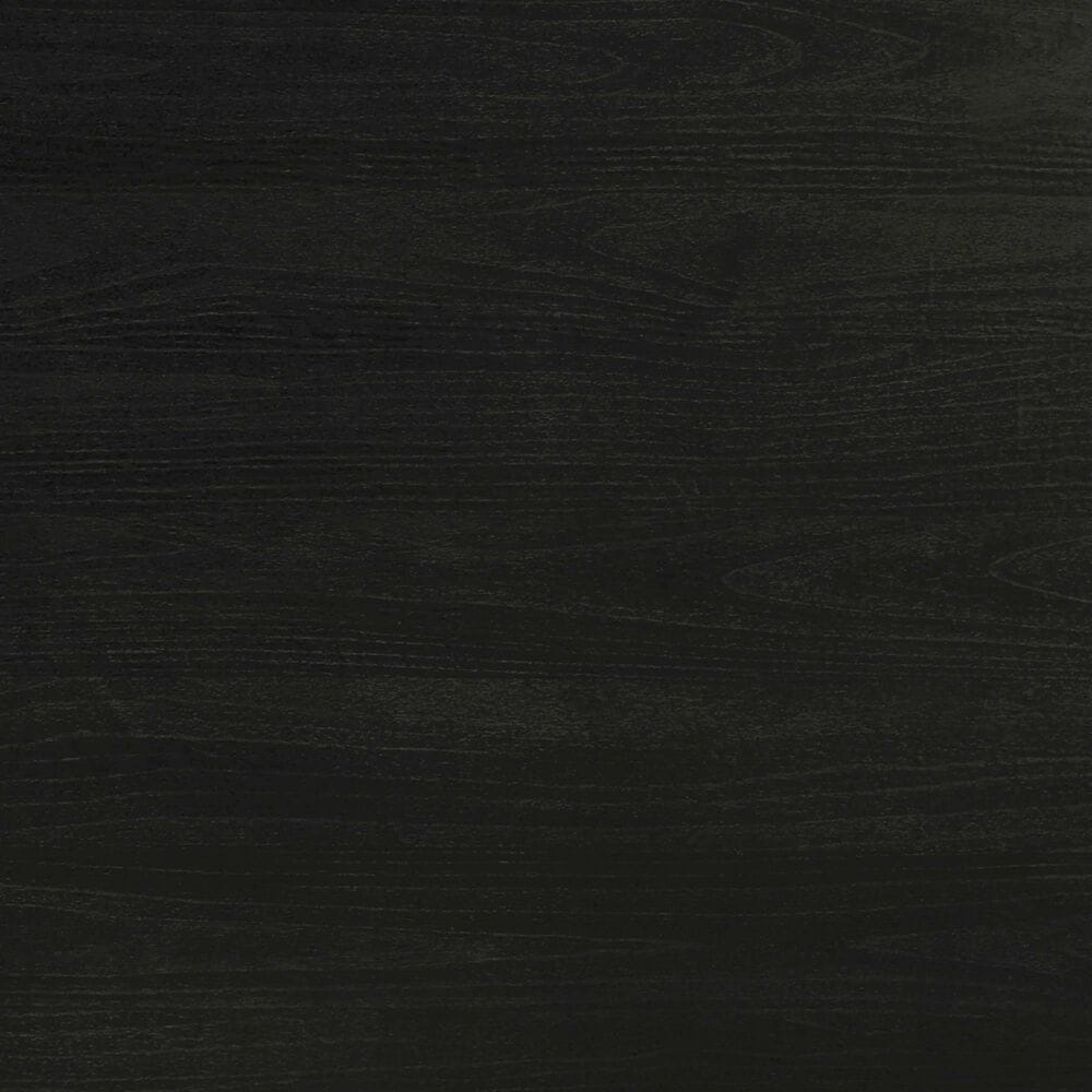 HOMLUX C Shaped Side Table in Americano and Black, , large