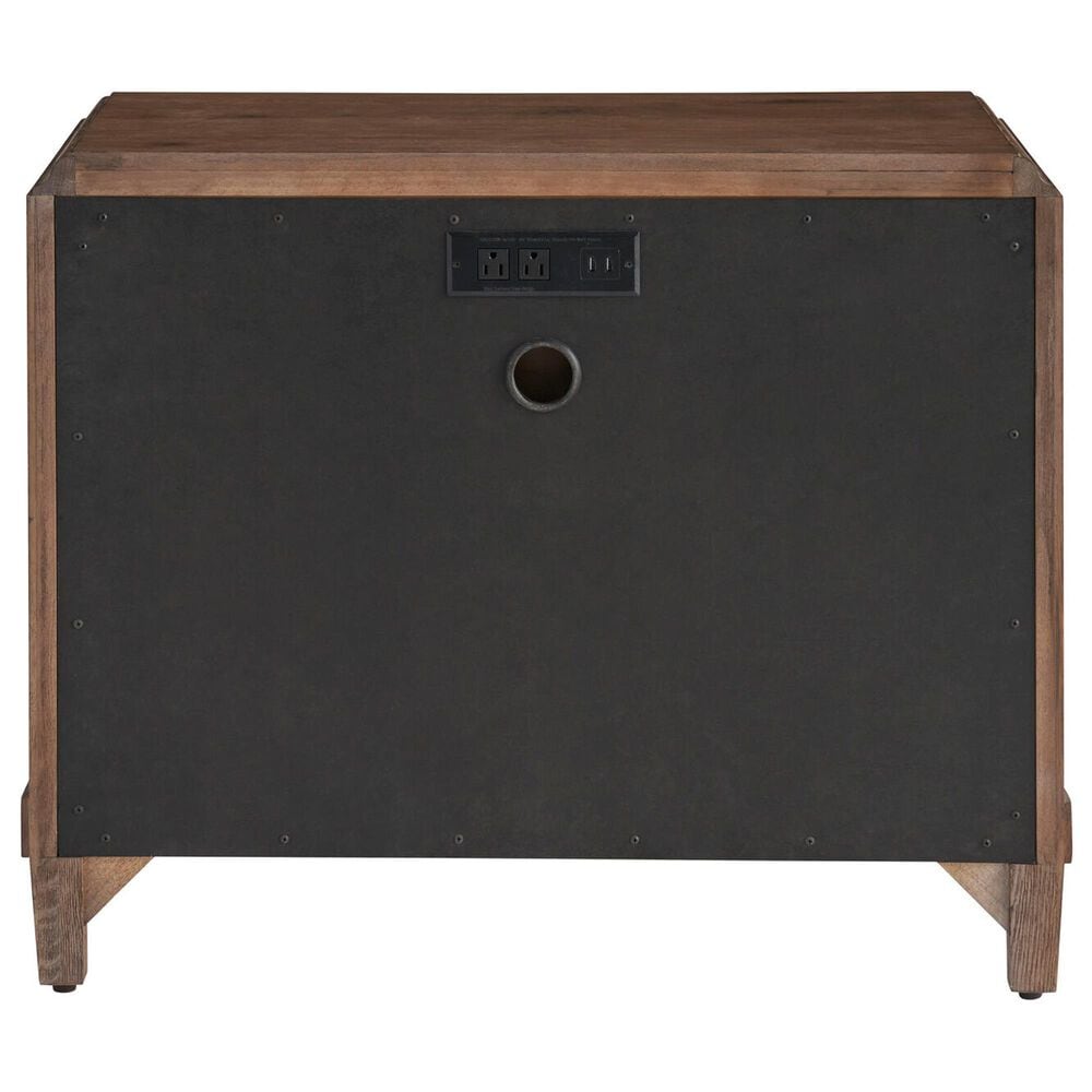 Universal Furniture Griffith Park 2-Drawer Nightstand in Sienna with AC and USB Ports, , large