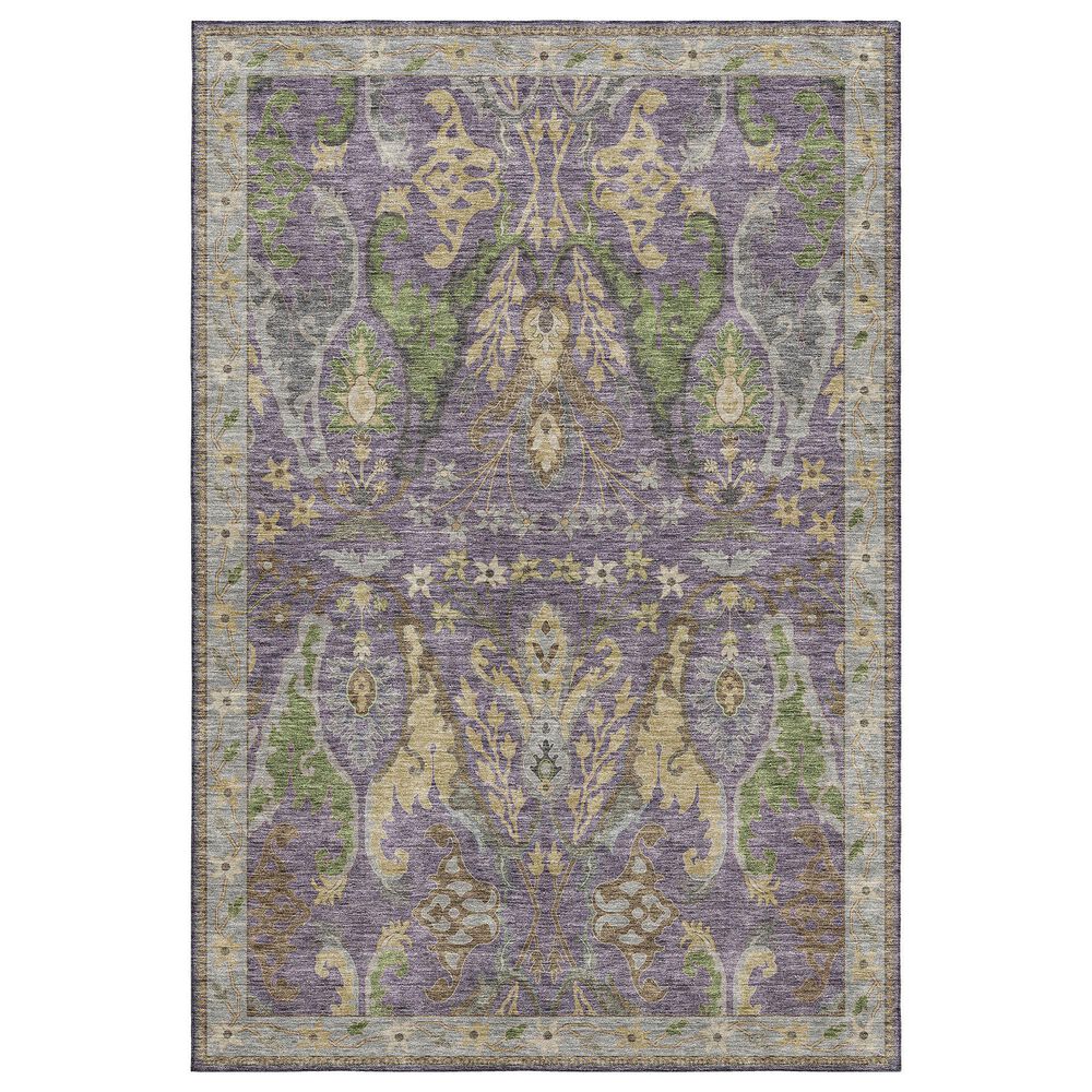 Dalyn Rug Company Hatay HY6 9" x 12" Purple Area Rug, , large
