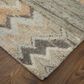 Feizy Kasbah 5"6" x 8"6" Gray and Multicolor Area Rug, , large