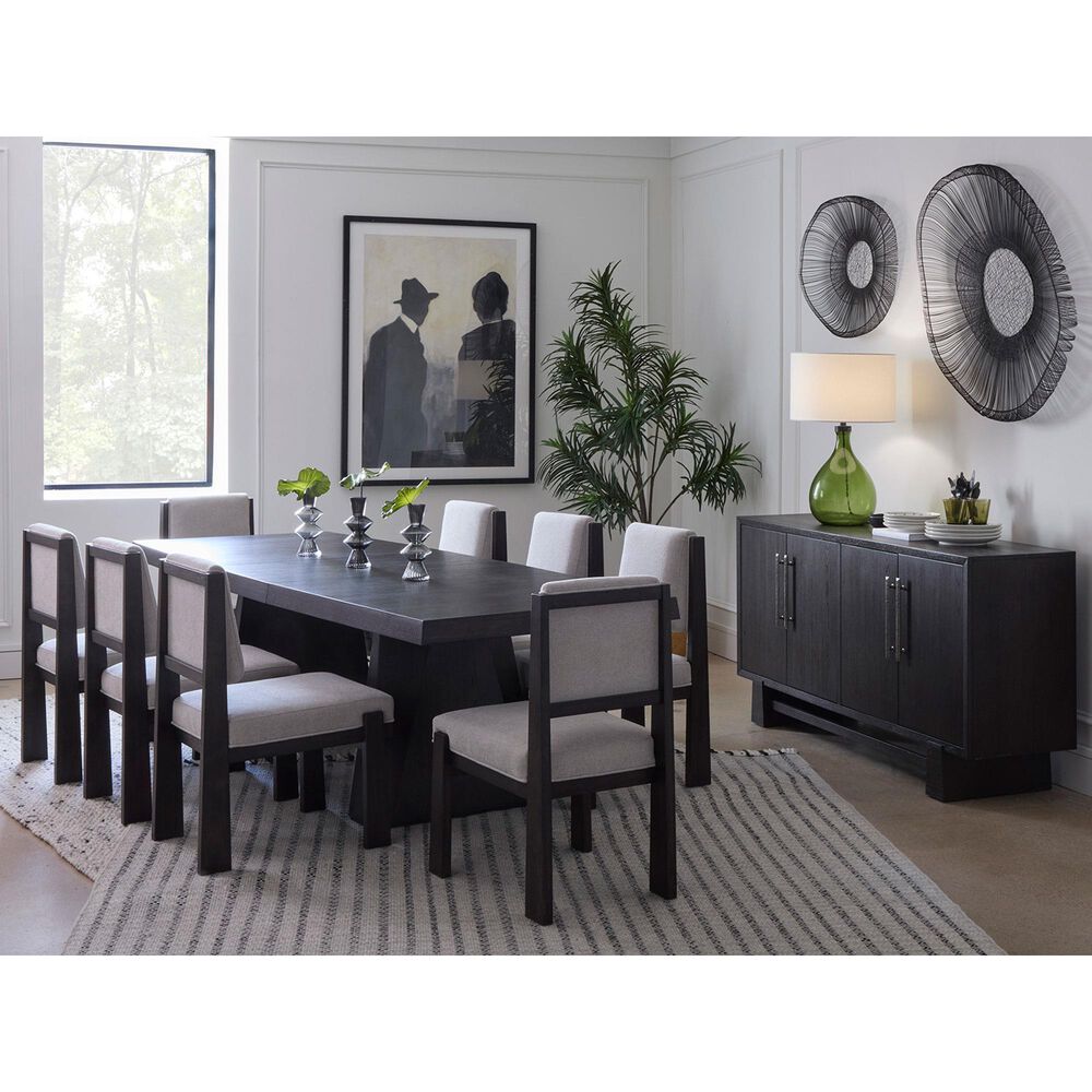 Nicolette Home Tauren 7-Piece Rectangular Extension Dining Set in Coffee Bean, , large