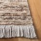 Safavieh Natura NAT327T 2"3" x 8" Brown and Ivory Runner, , large