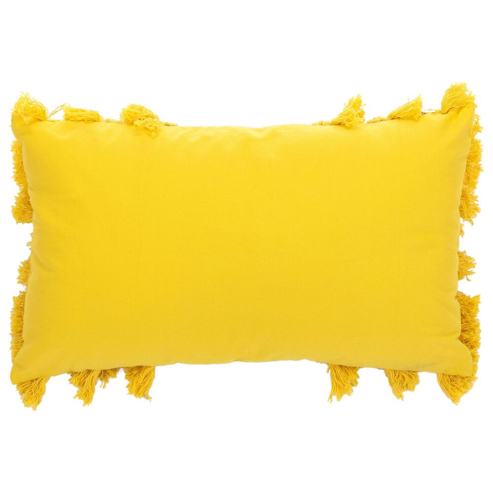 Safavieh Grema 12&quot; x 20&quot; Pillow in Yellow, , large