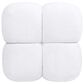 Jennifer Taylor Home Pixel Pouf Ottoman in Almond White, , large