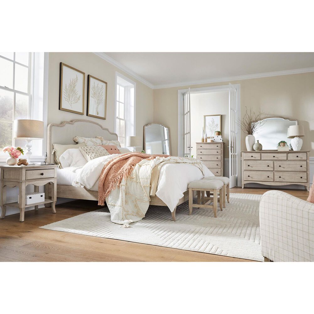 Riva Ridge Provence Nightstand with  in Linen, , large