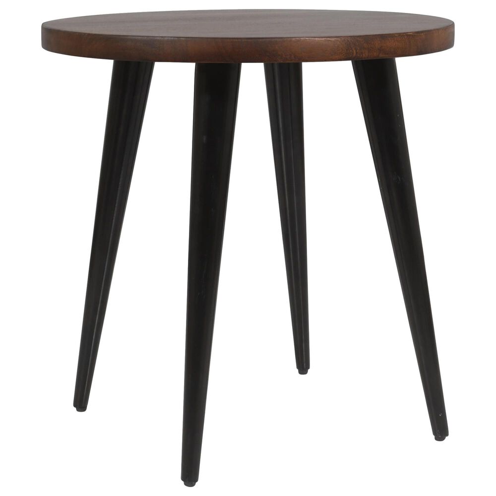 Waltham Prelude Round End Table in Walnut, , large