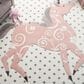 Safavieh Carousel 3"3" x 5"3" Ivory, Grey and Pink Kids Area Rug, , large