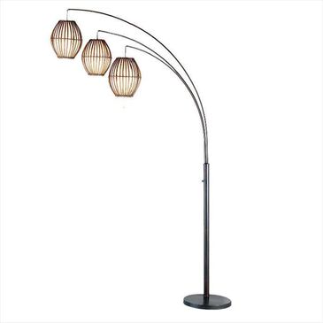 37B Maui 3-Arm Arc Floor Lamp in Antique Bronze, , large