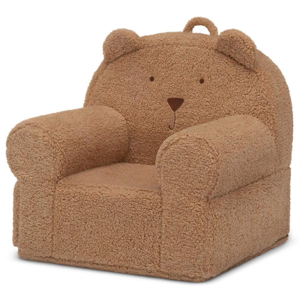 Delta Children Sherpa Bear Chair in Tan, , large