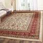 Safavieh Lyndhurst 9" x 12" Ivory and Red Area Rug, , large