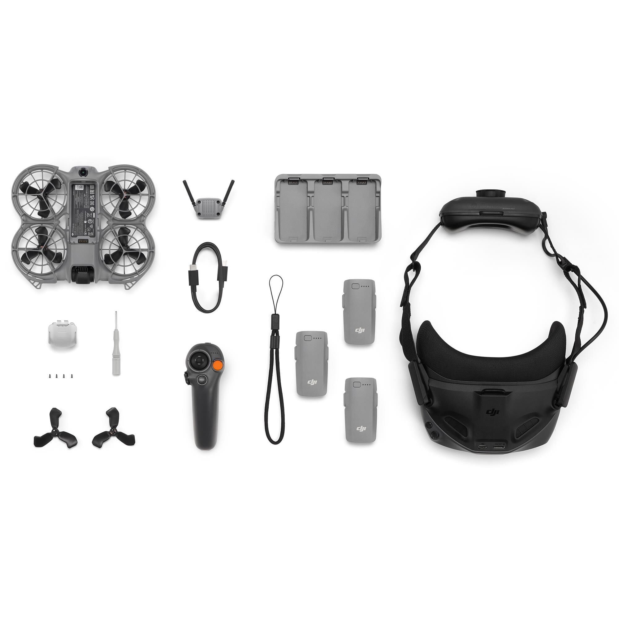 DJI Neo 2 Drone Fly More Combo with RC Motion 3 Remote in Gray