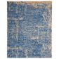 Nourison Luna 2" x 3" Dark Blue and Mocha Area Rug, , large