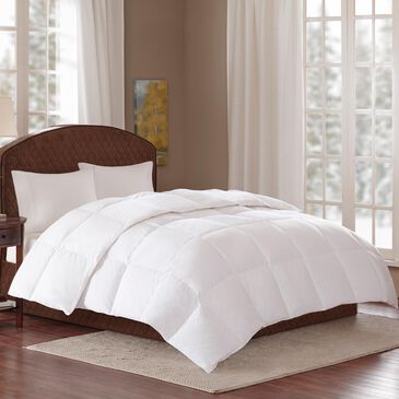 Hampton Park Level 1 King Down Comforter in White, , large