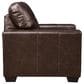 Ashley Santorine 4-Piece Stationary Living Room Set in Dark Brown, , large