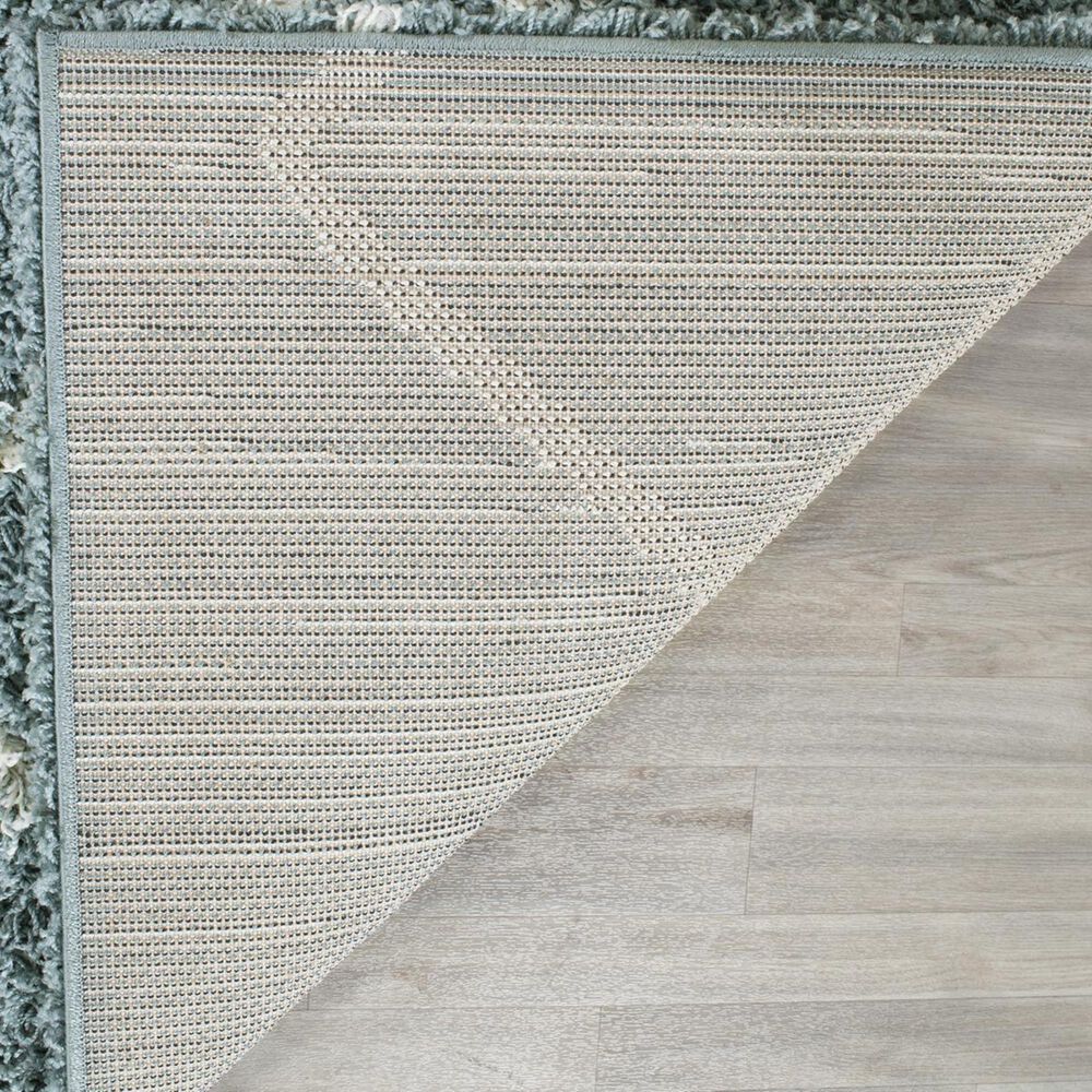 Safavieh Dallas Shag SGD258C-10 10&#39; x 14&#39; Seafoam/Ivory Area Rug, , large