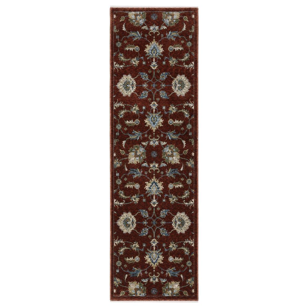 Oriental Weavers Capella Red and Multicolor 2"3" x 7"6" Runner, , large
