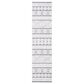 Safavieh Cabana CBN654A 2"2" x 11" Ivory and Grey Performance Runner, , large