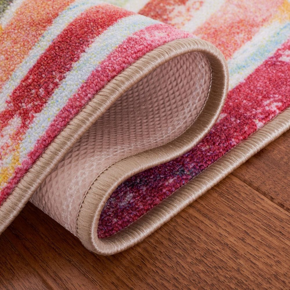 Safavieh Kids Playhouse 5' Round Blue and Ivory Rug, , large