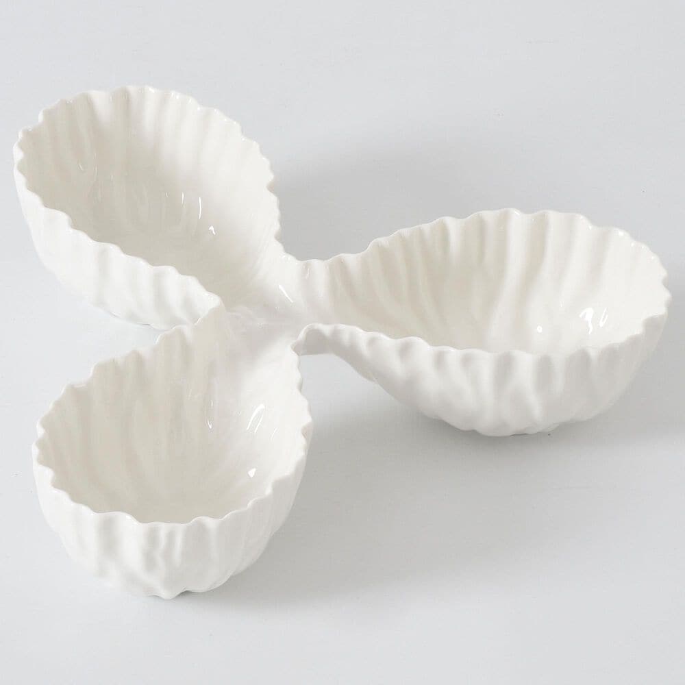 Pampa Bay Mascali Bianca 3-Section Server in White, , large