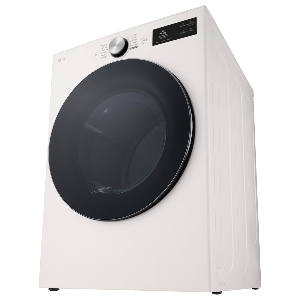 LG 7.4 Cu. Ft. Smart Front Load Electric Dryer with AI Sensor Dry in Alphine White, , large