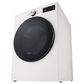 LG 7.4 Cu. Ft. Smart Front Load Electric Dryer with AI Sensor Dry in Alphine White, , large