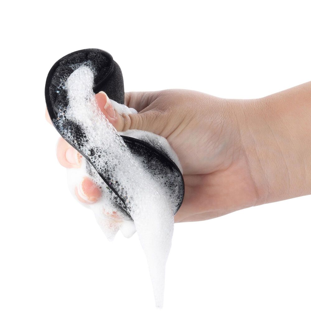 HIC Kitchen Round Sudz-Power Scrubber Sponge in Black &#40;Set of 2&#41;, , large