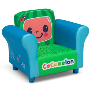 Delta CoComelon Upholstered Chair in Blue and Green, , large