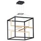 Maxim Lighting Chamber LED Pendant in Black and Gold, , large