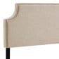 Modway Laura Upholstered Queen Headboard in White, , large