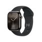 Apple Watch Series 10 GPS + Cellular 42mm Slate Titanium Case with Black Sport Band - M/L, , large